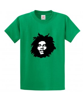 Bob Marley Unisex Classic Kids and Adults T-Shirt